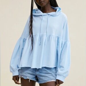 NWT Aerie Peplum/ Babydoll Sweatshirt